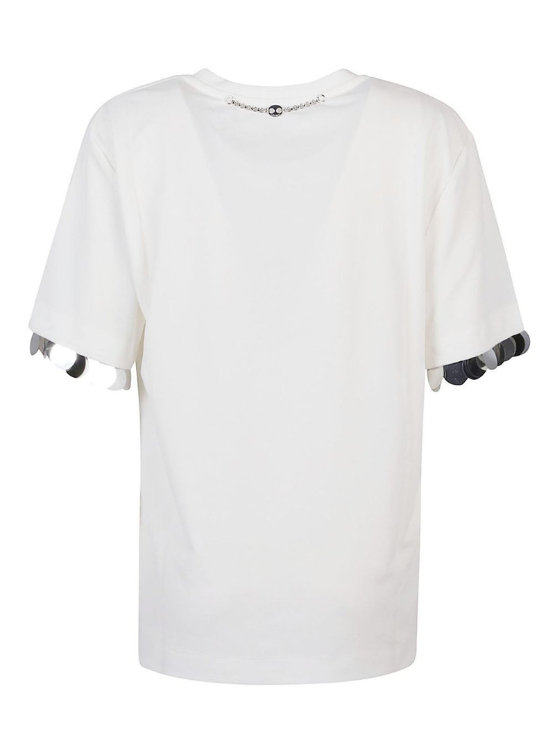 rabanne sequin-embellished t-shirt outlook