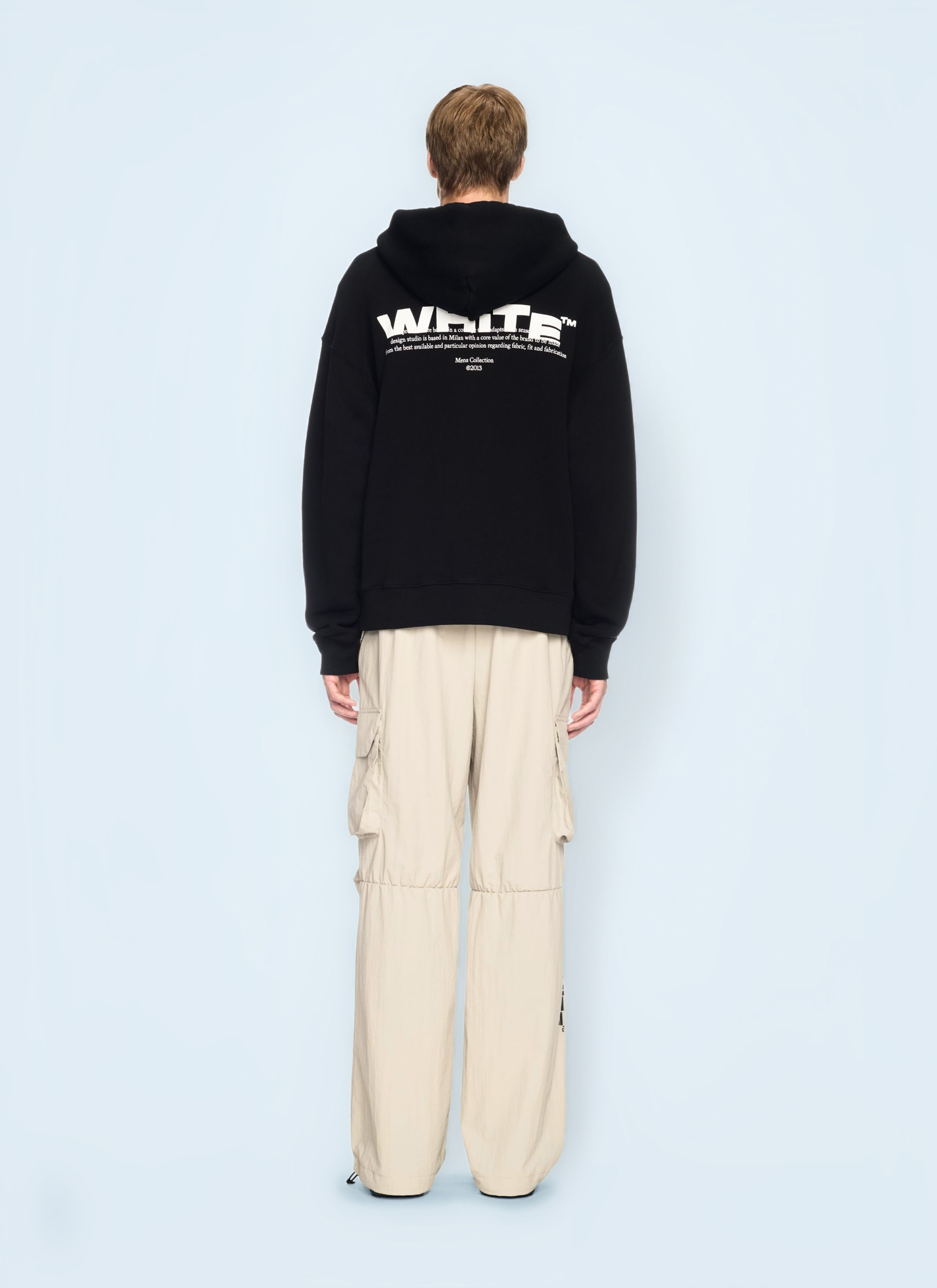 Off Split Hooded Sweatshirt - 3