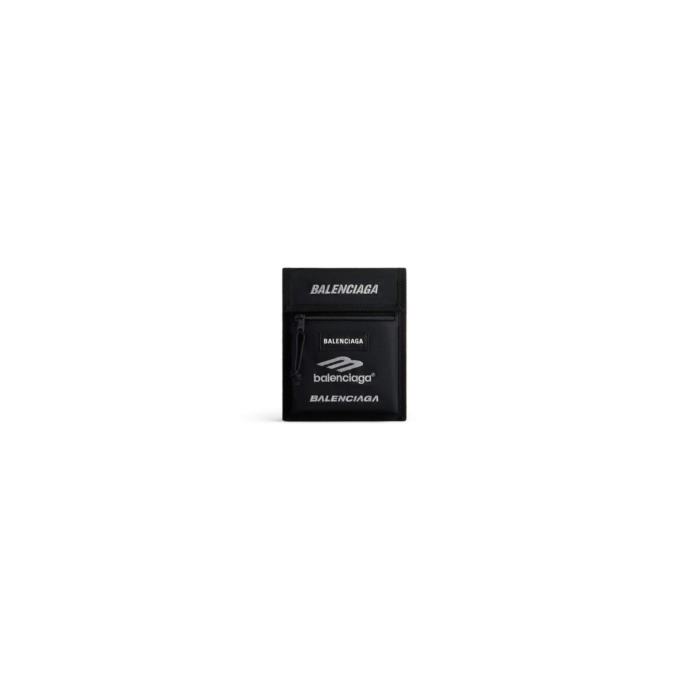 Balenciaga Explorer Small Pouch With Strap 'Black' 6559822AAXT1000 - 2