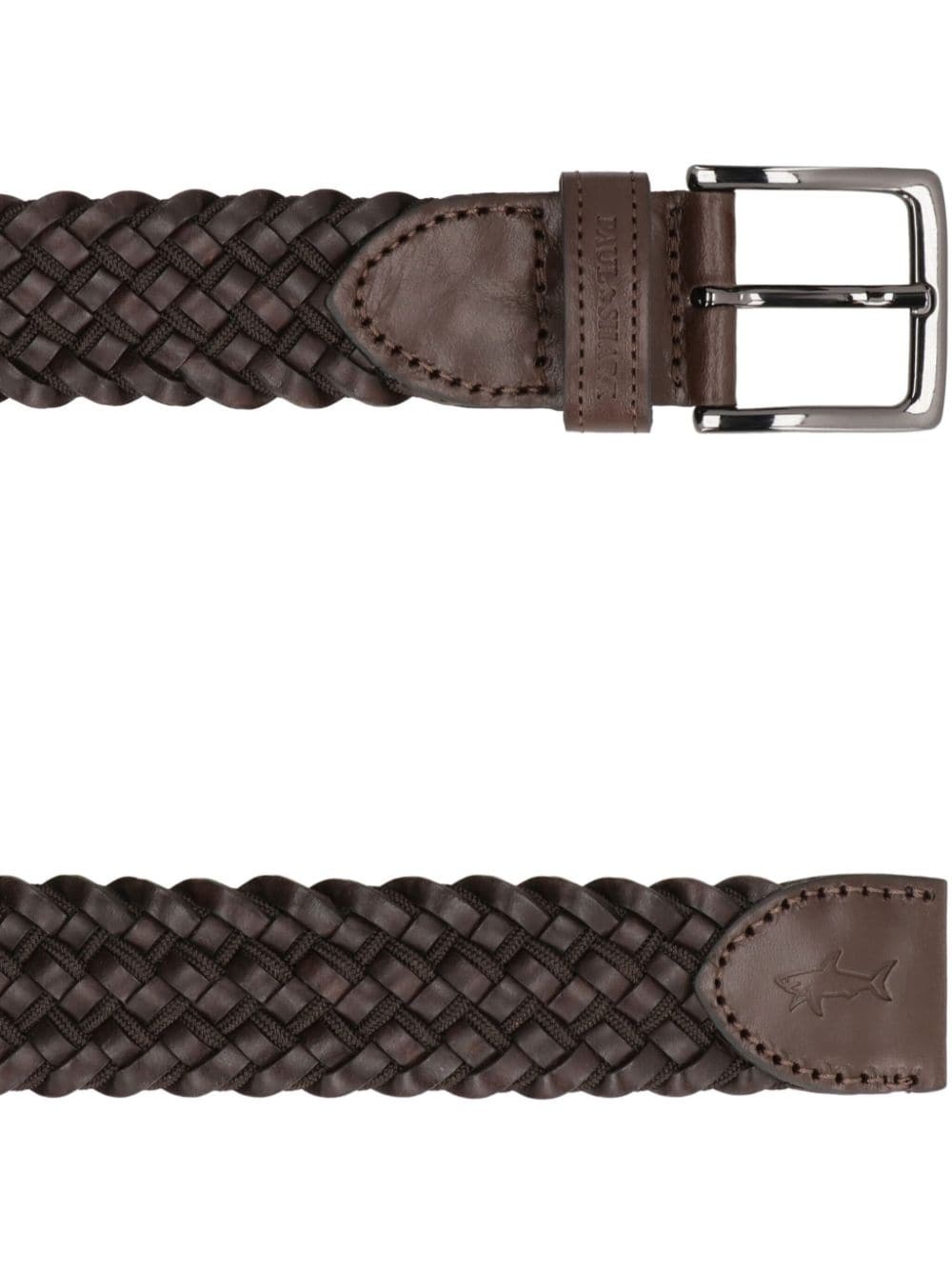 buckled woven belt - 2