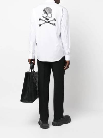 PHILIPP PLEIN skull-print button-up shirt outlook