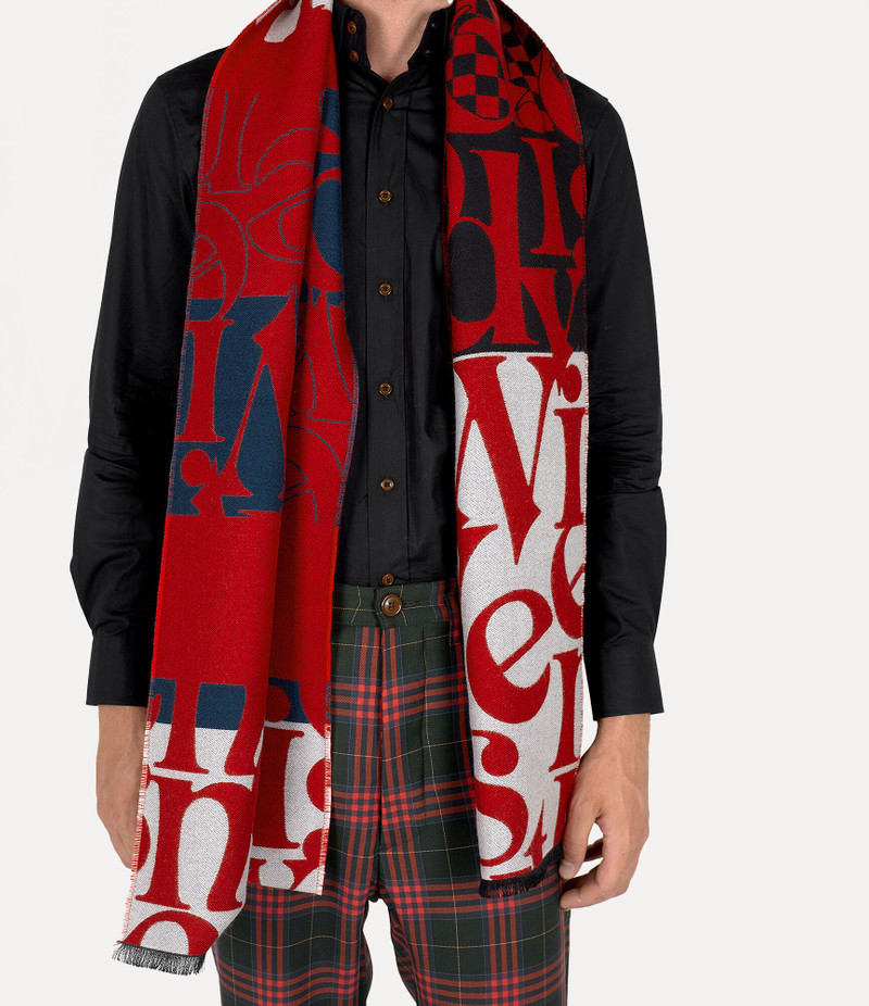 Vivienne Westwood LOGOMANIA SCARF outlook