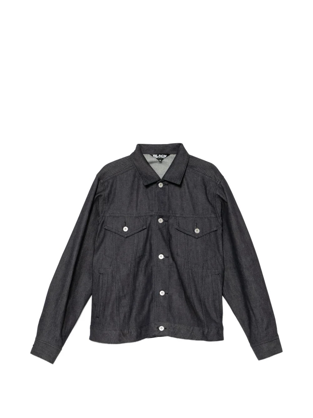button long-sleeve denim jacket - 1