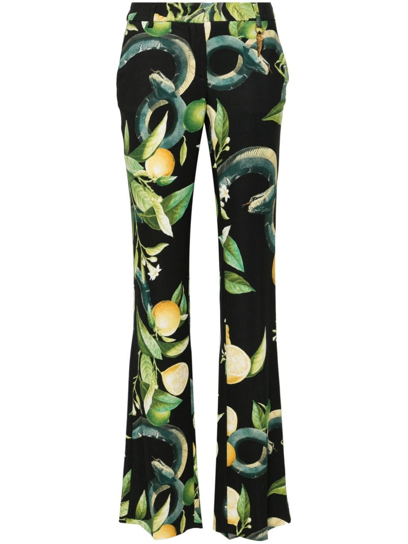 Lemon-print tailored trousers 1
