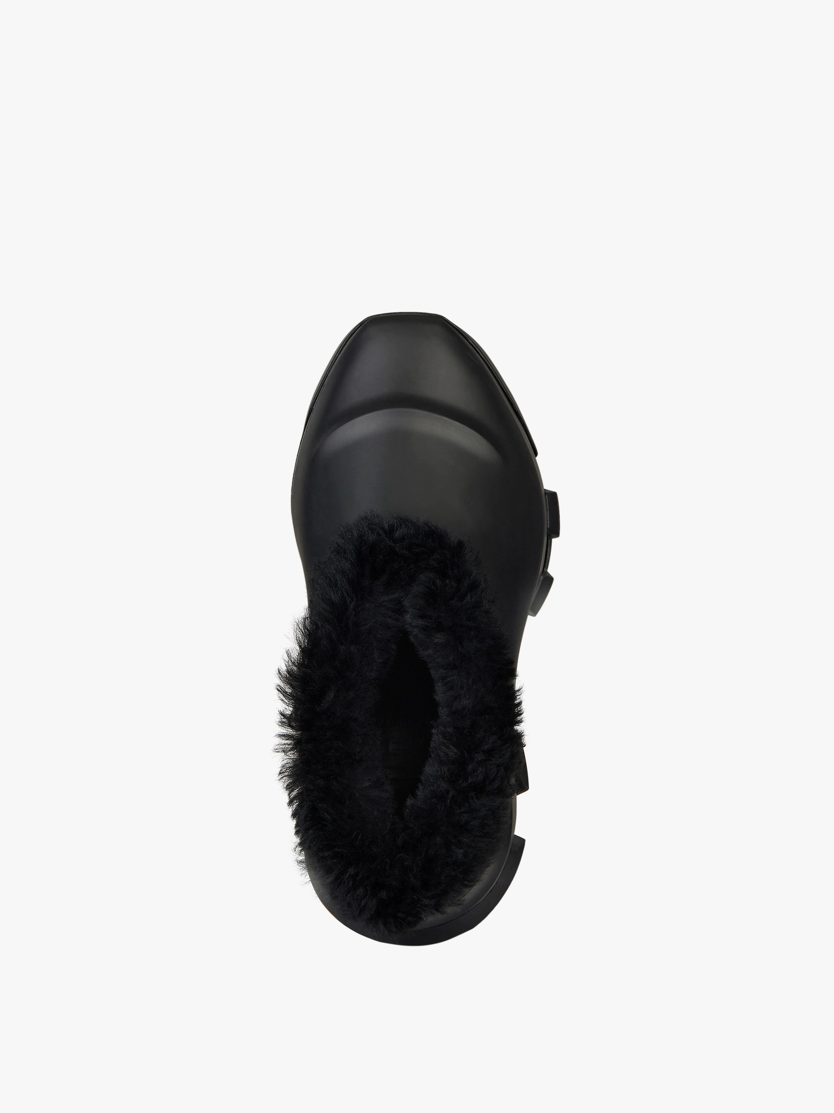 MONUMENTAL MALLOW LOW SHOES IN RUBBER AND SHEARLING - 4