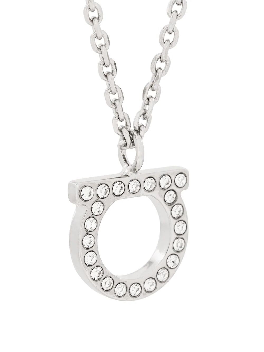 Ferragamo Women Collana Gancio Con Cristalli - 3