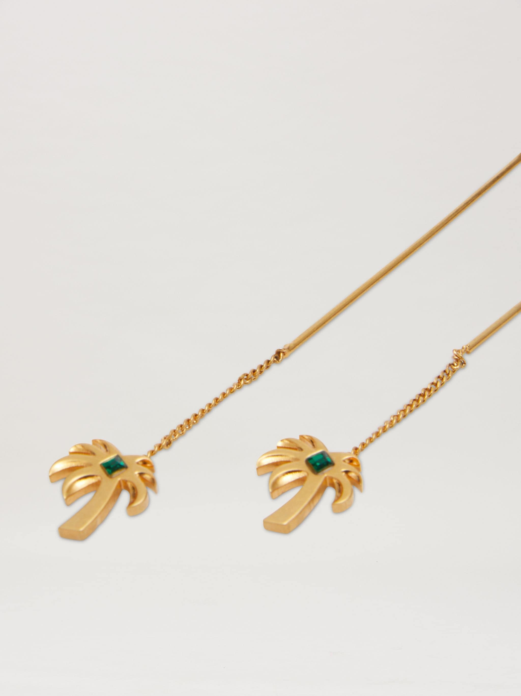 Palms Pendant Earring - 3