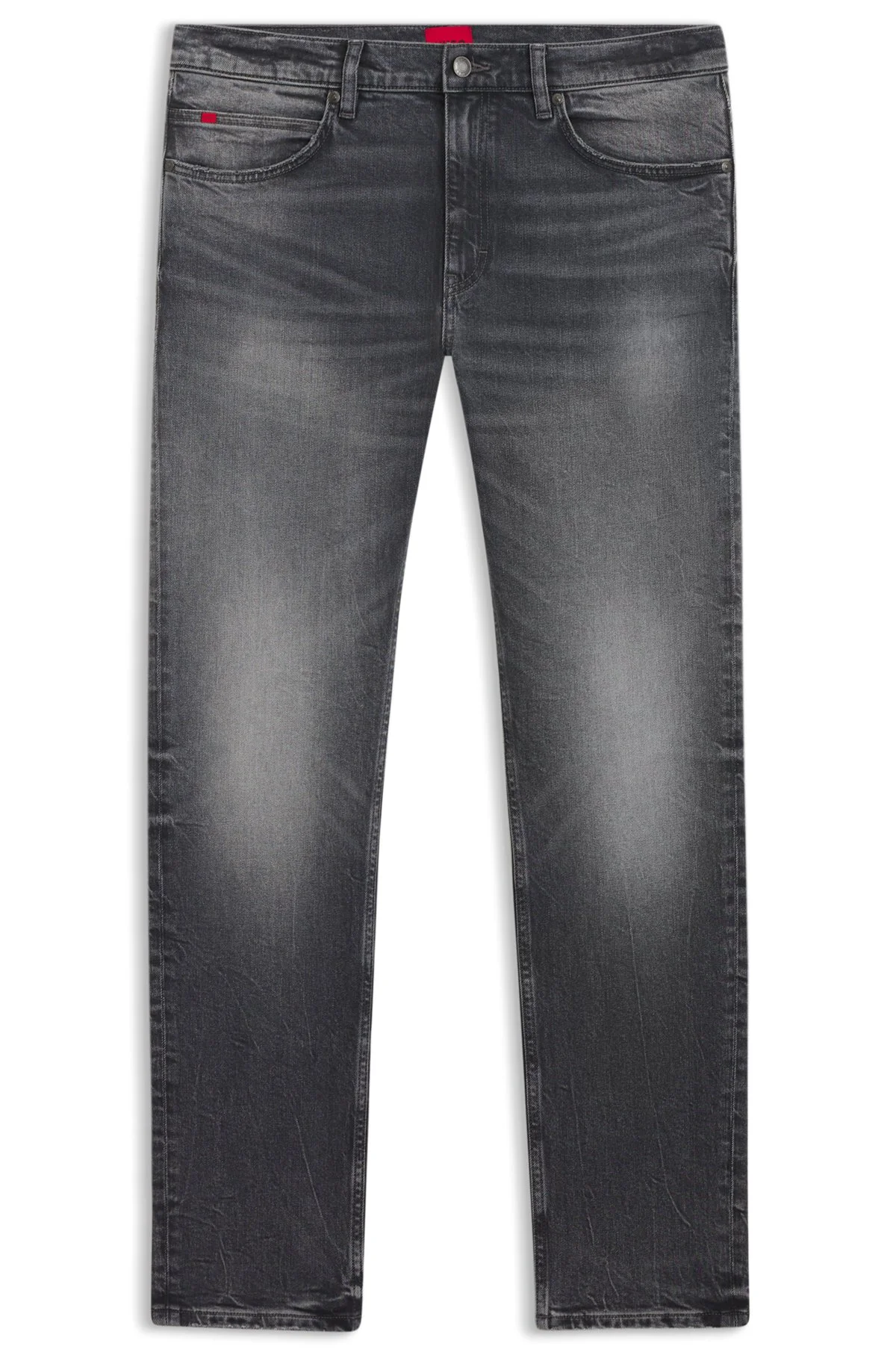 GREY SLIM-FIT JEANS IN STRETCH DENIM - 1