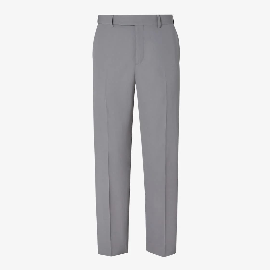 Pants Gray wool gabardine pants - 1