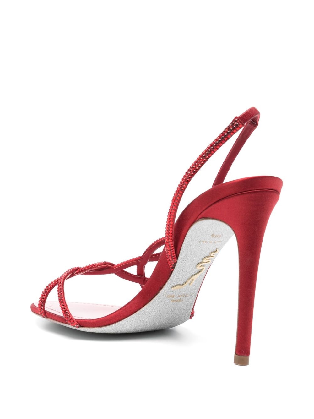 110mm rhinestone-embellished sandals - 3