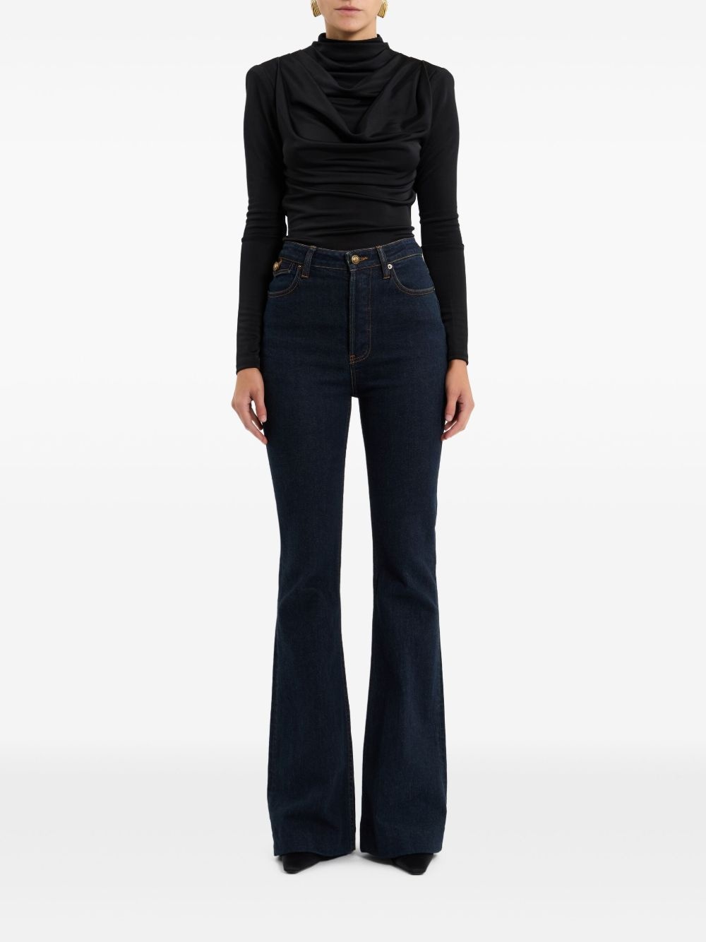 Erin cowl-effect long-sleeve top - 2