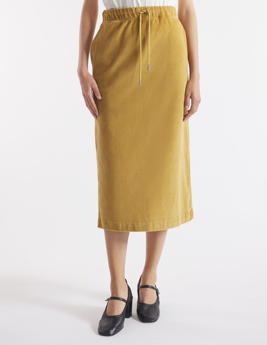 CORDUROY LONG SKIRT - 3