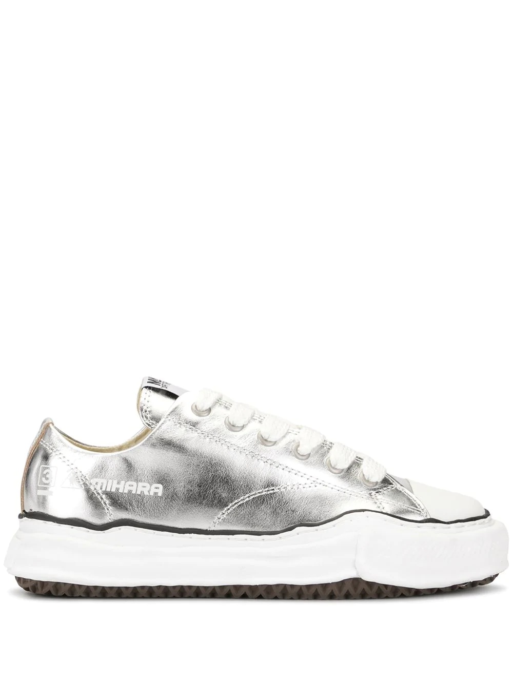 metallic style sneakers - 1