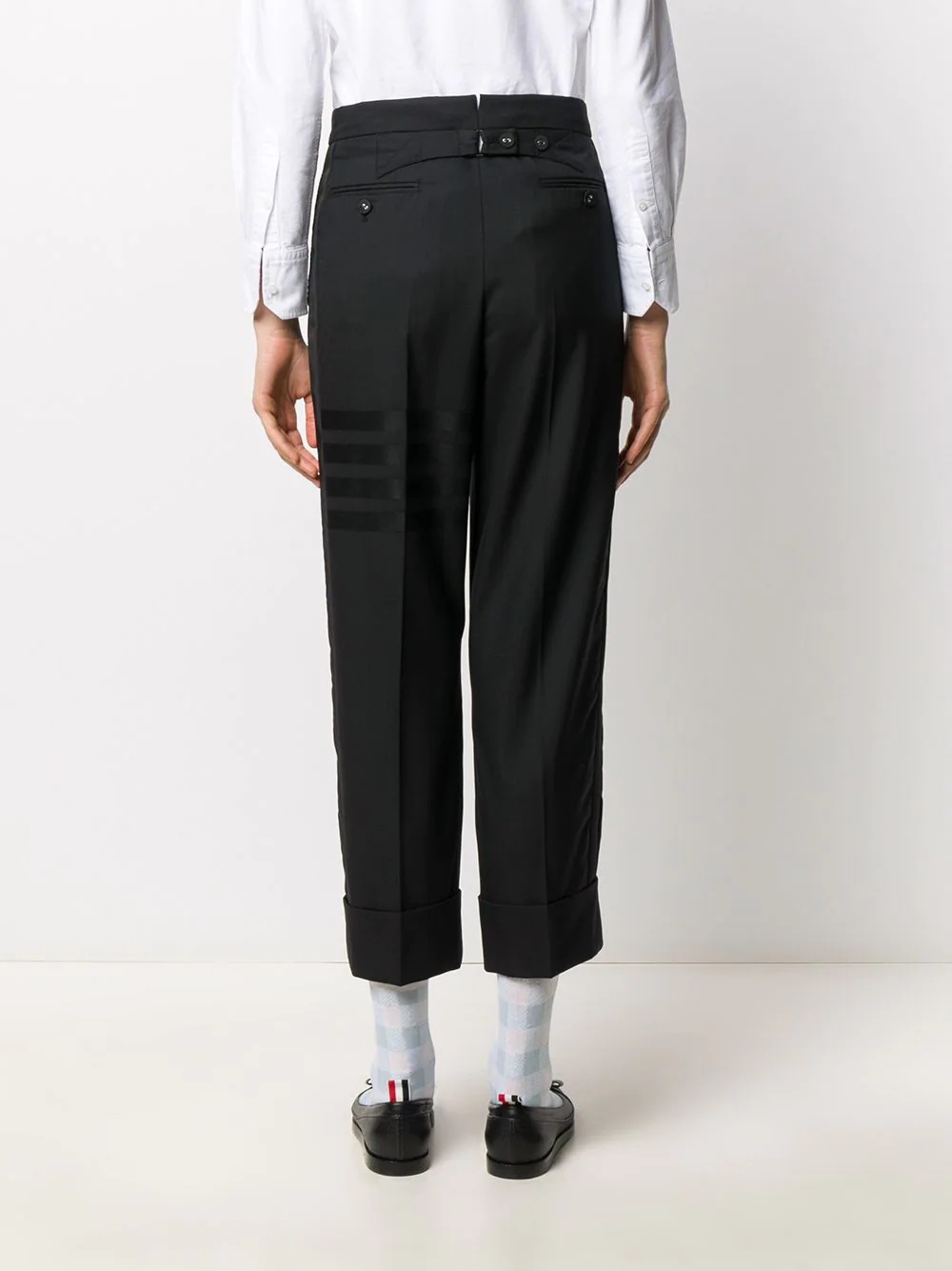 tailored cropped trousers - 4