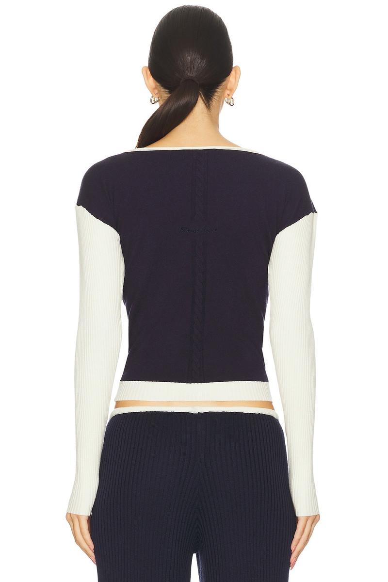 Frankies Bikinis Vail Cloud Knit Shirt outlook