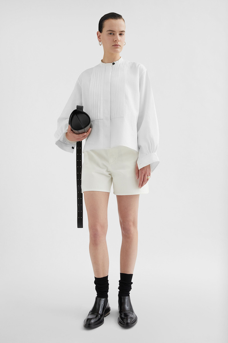 Jil Sander Linen Pleated Shirt outlook
