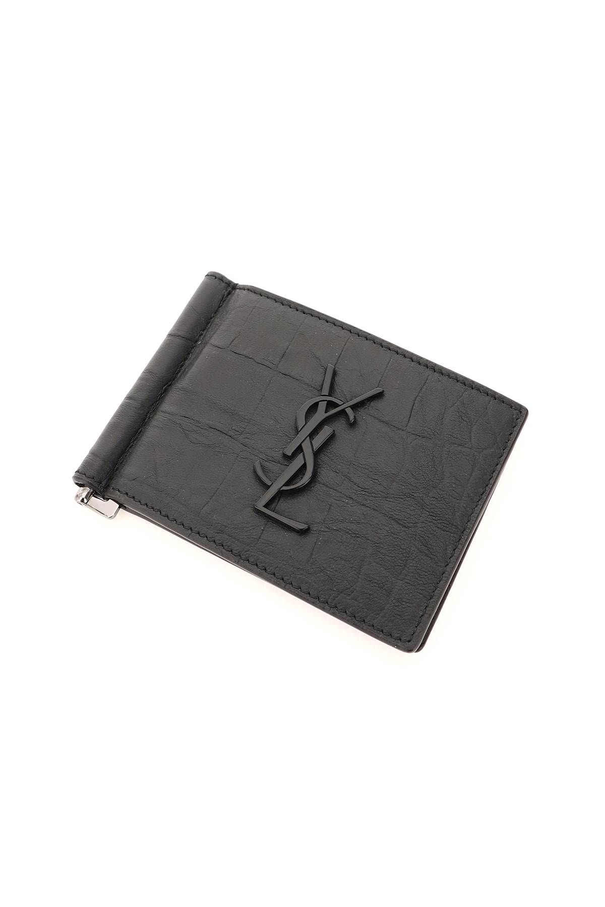 WALLET IN CROCODILE EMBOSSED MATTE LEATHER - 5