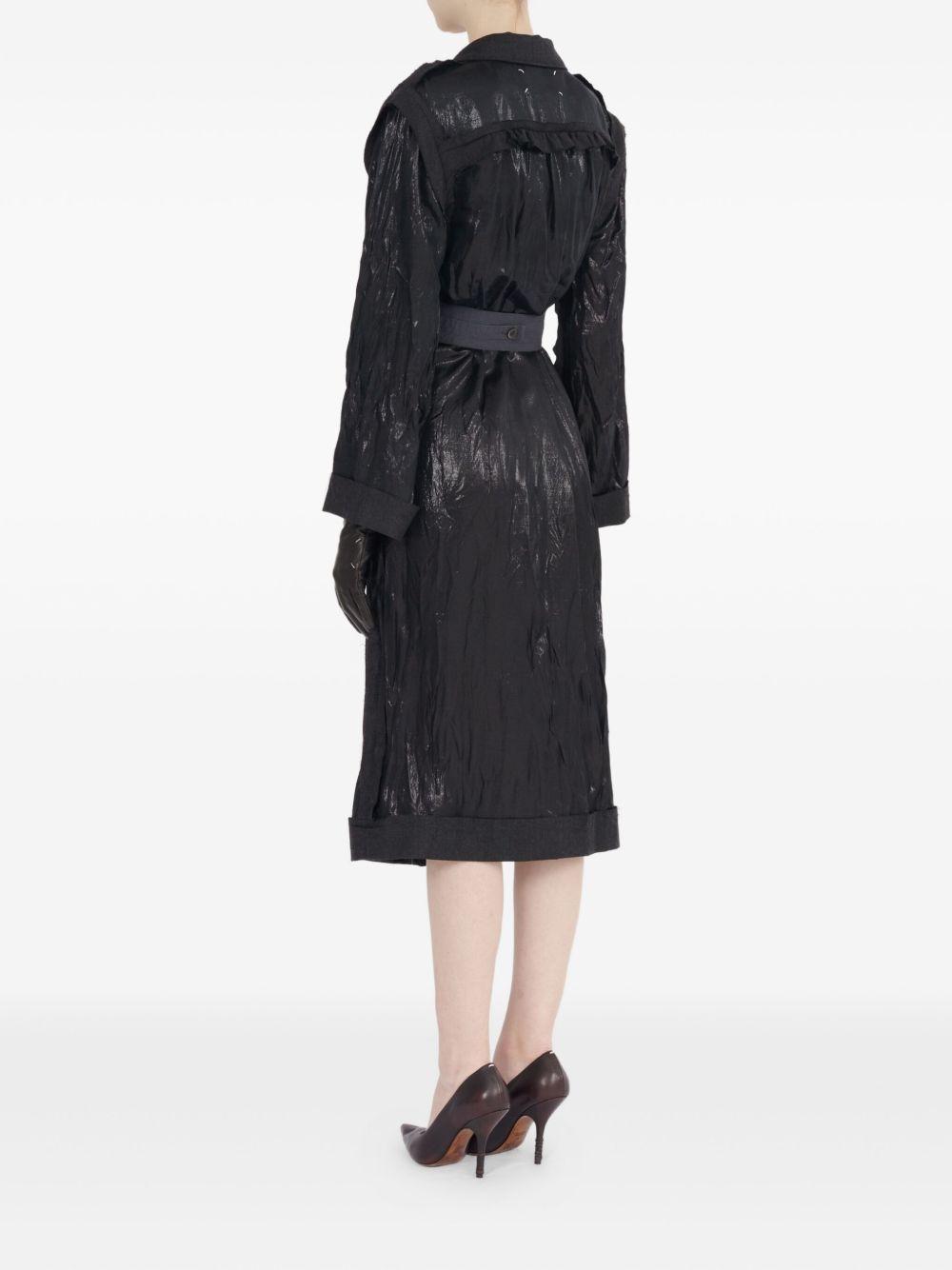 belted trench dress - 5