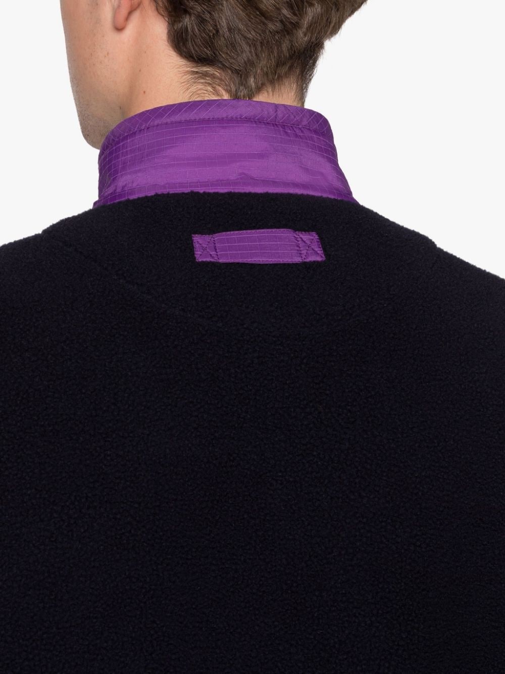 PURPLE & NAVY ZIP-UP FLEECE JACKET - 6