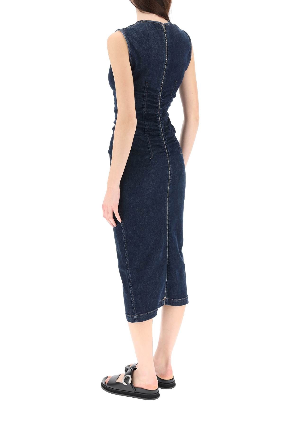 DENIM MIDI DRESS - 4