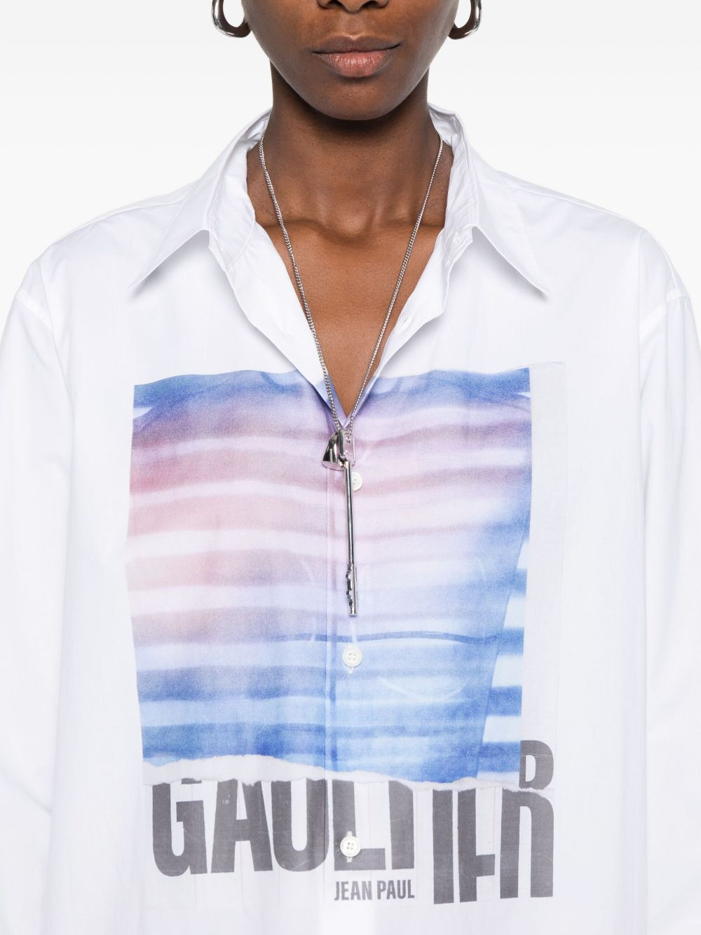 graphic-print shirt - 5