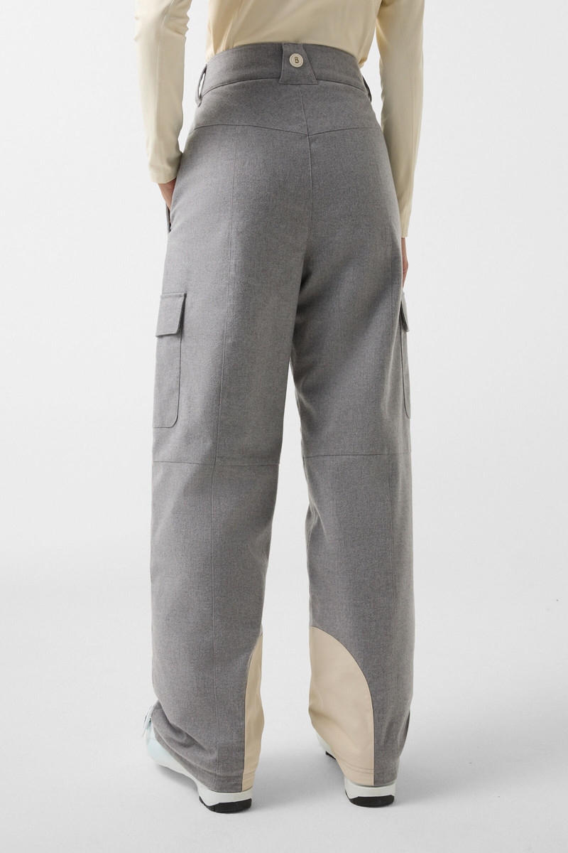 Luca cargo ski pants in Gray 3