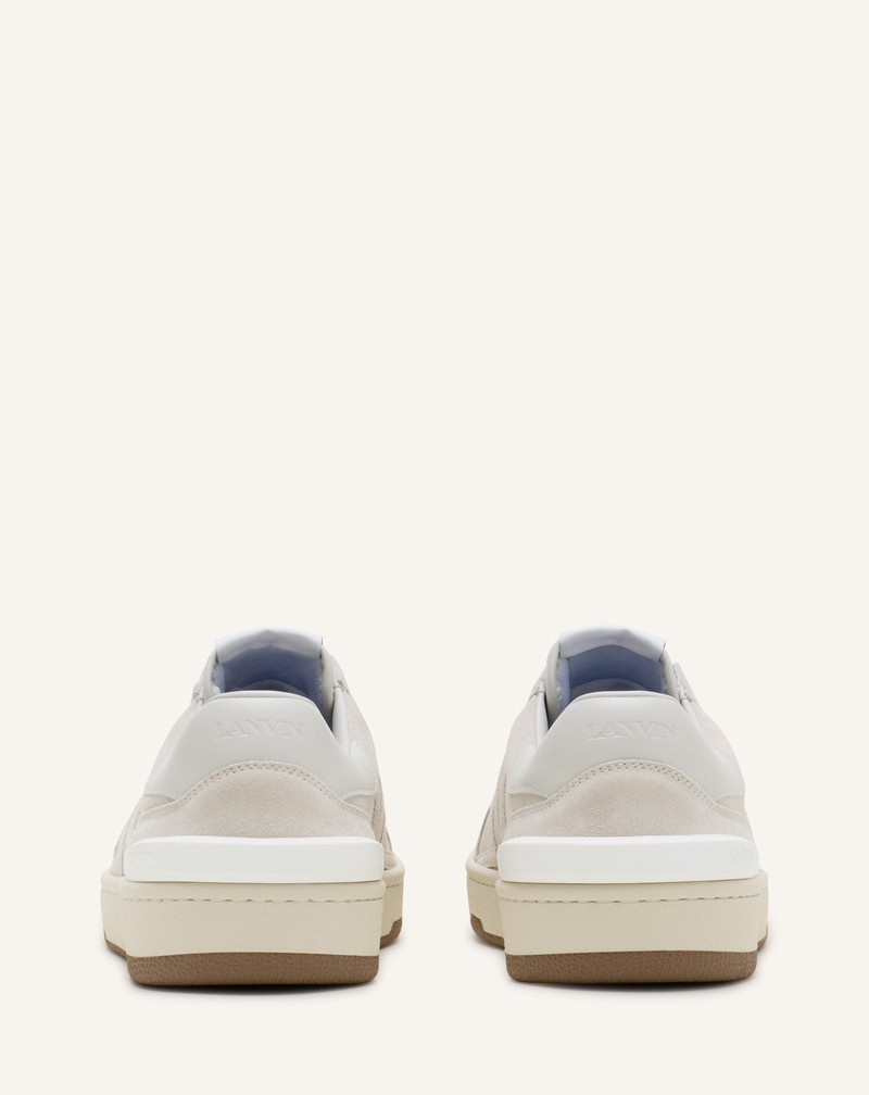 WHITE CLAY SNEAKERS IN MESH AND LEATHER 3