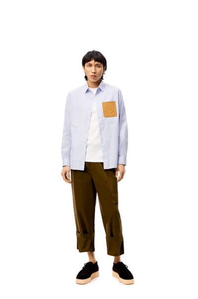 Loewe Anagram stripe shirt in cotton outlook