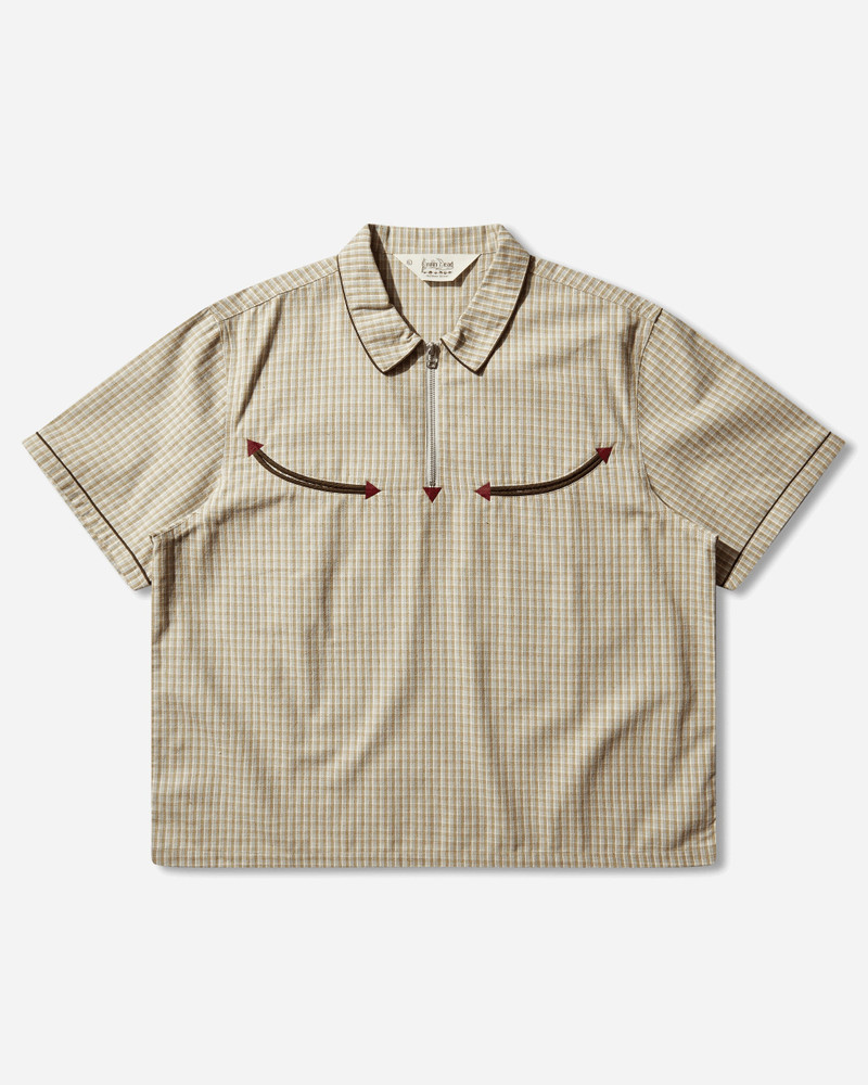 Check Western Shirt Taupe 1