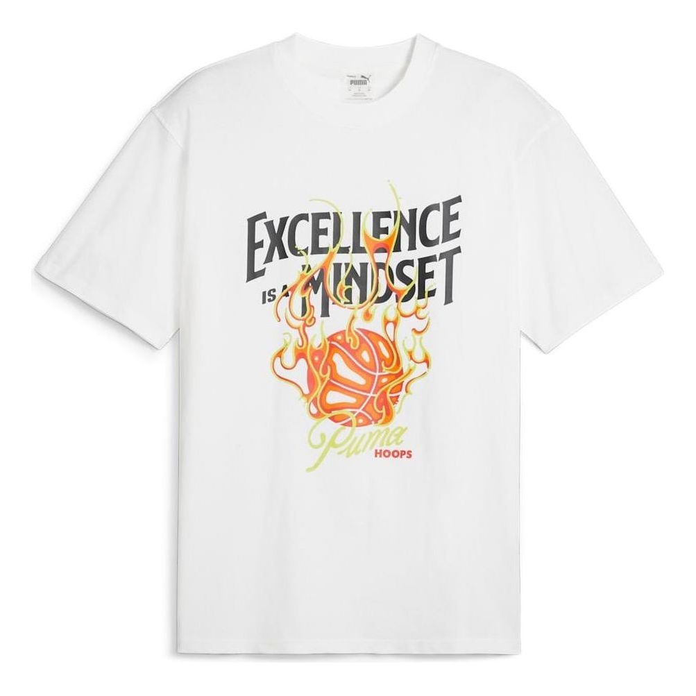 PUMA Hoops Excellence Basketball T-shirt 'White' 624754-01 - 1