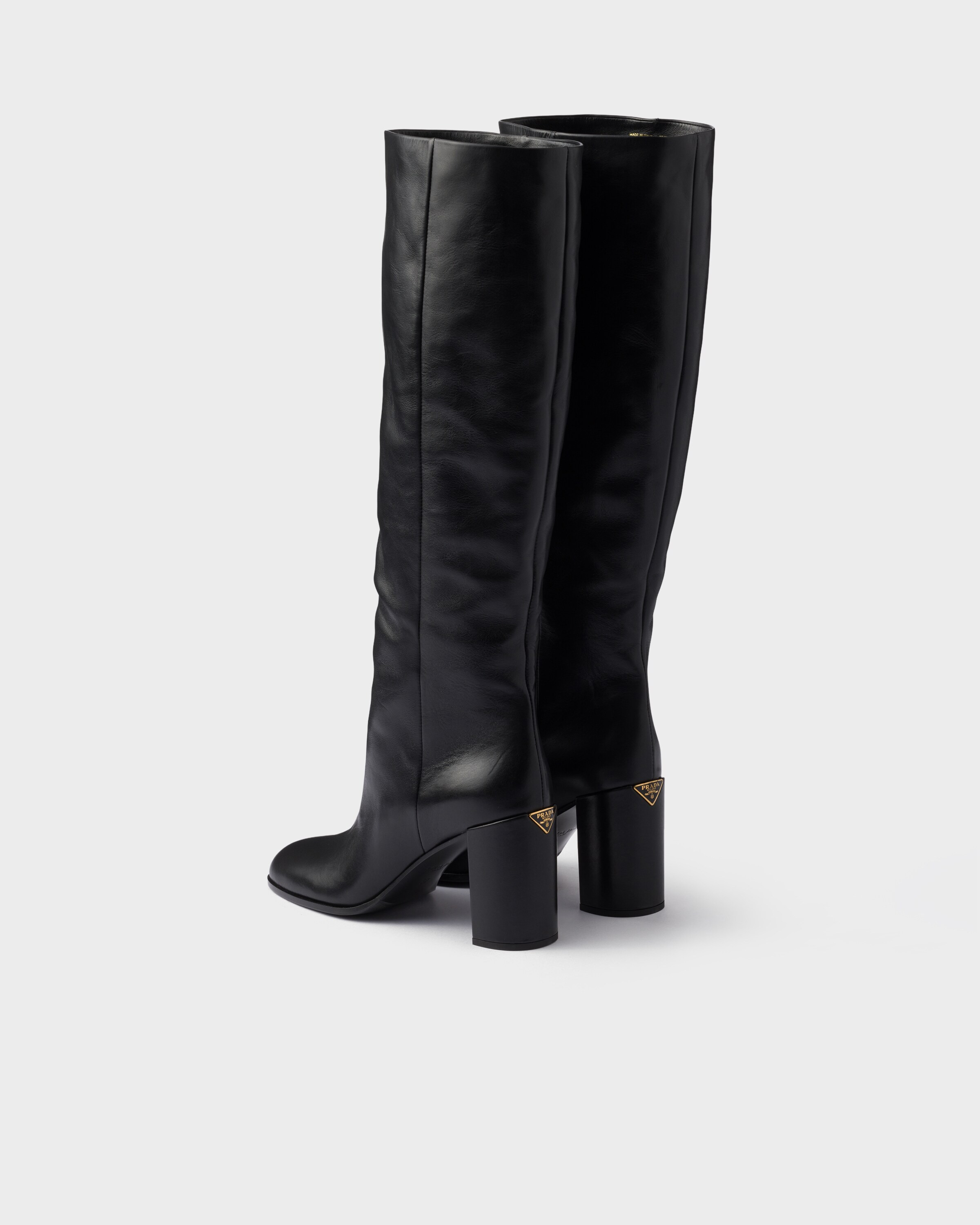 Heeled leather boots - 4