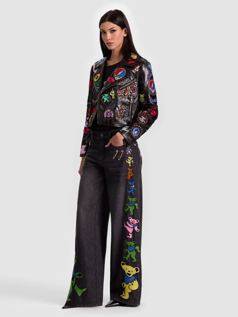 A+O X GRATEFUL DEAD CODY VEGAN MOTO JACKET 2