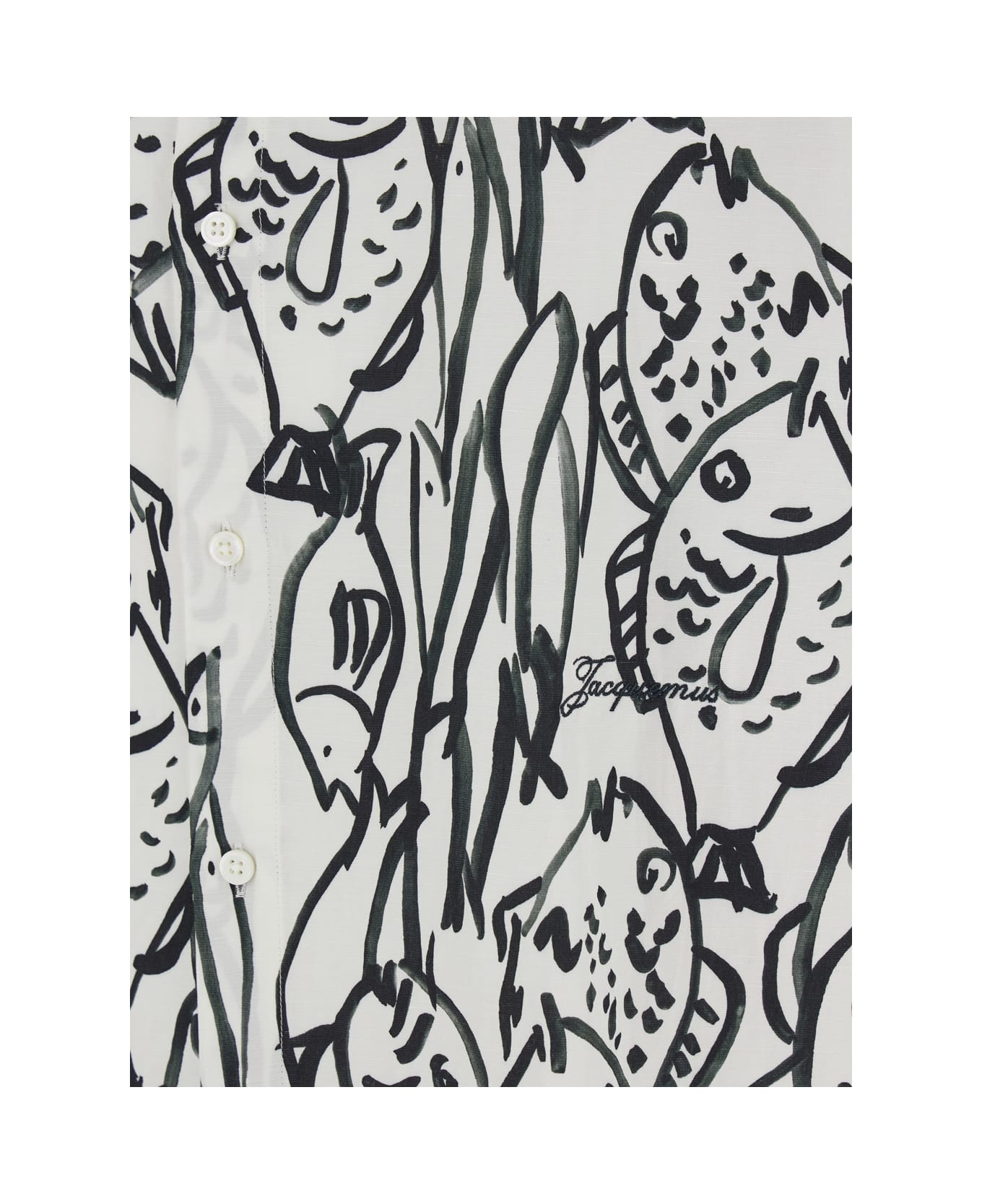 Shirt With Fish Print - 3