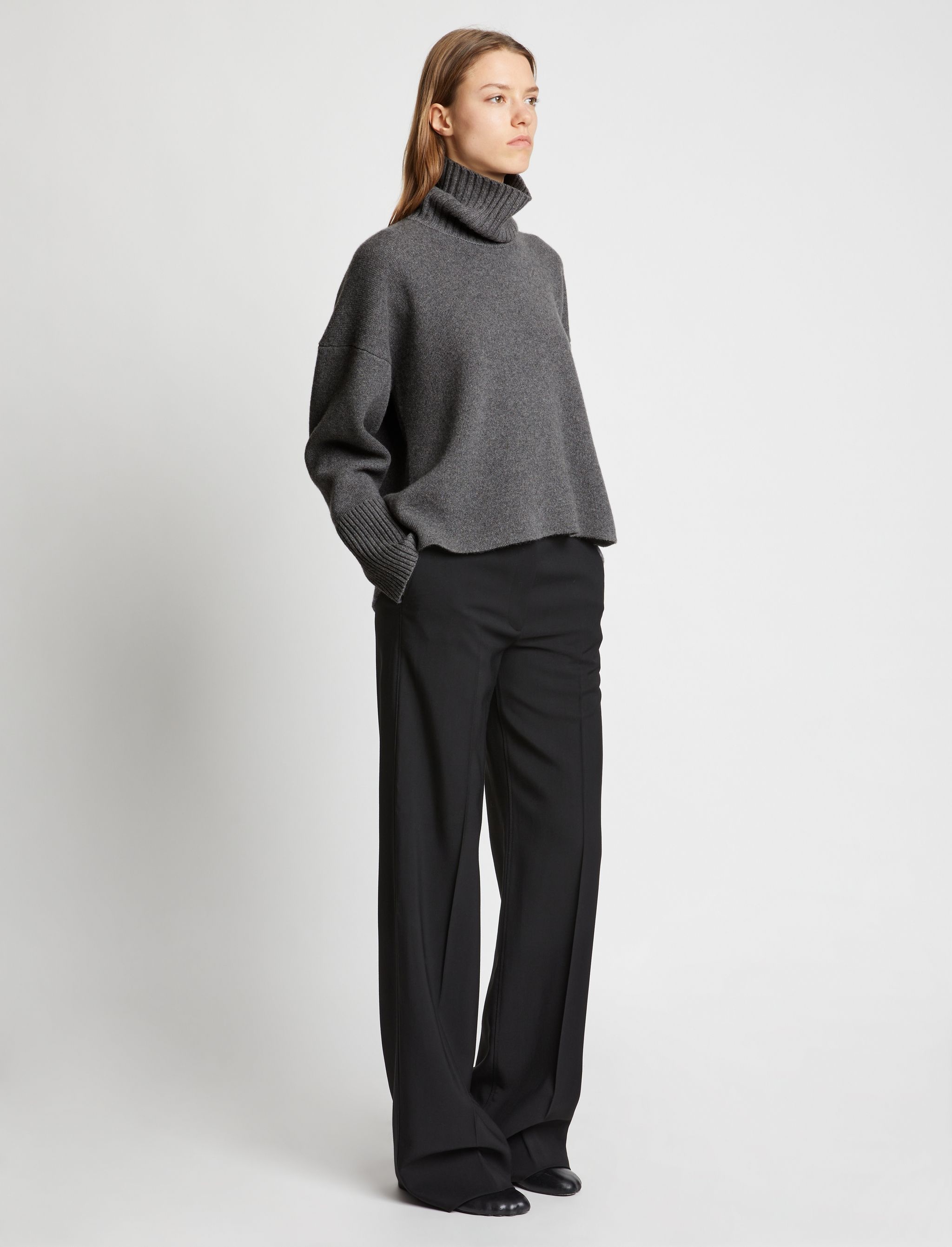 Sandra Turtleneck in Eco Doubleface Cashmere - 5
