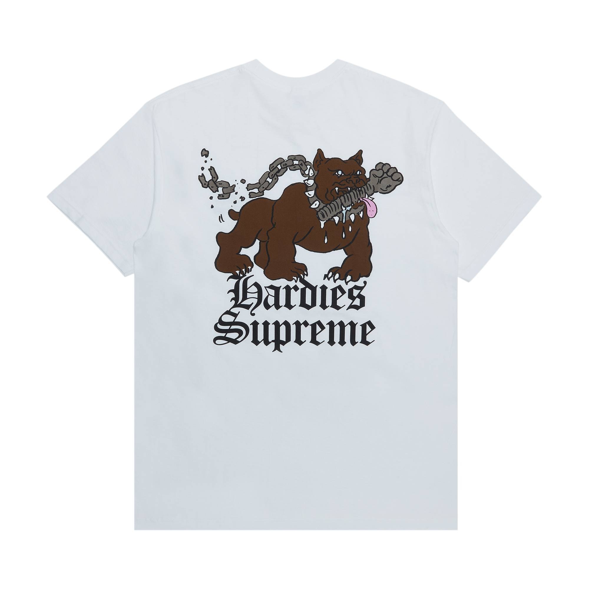 Supreme x Hardies Dog Tee 'White' - 2