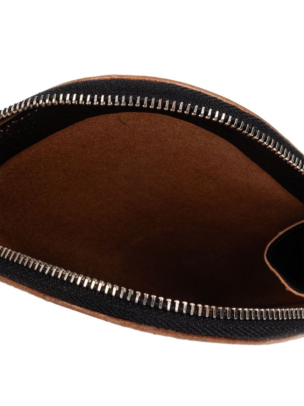 curved zip leather wallet - 5