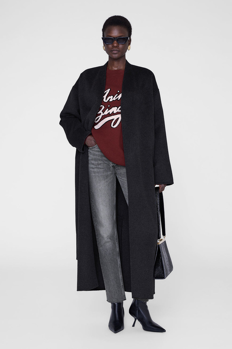 Miles Sweatshirt Chenille Signature - Cabernet 5