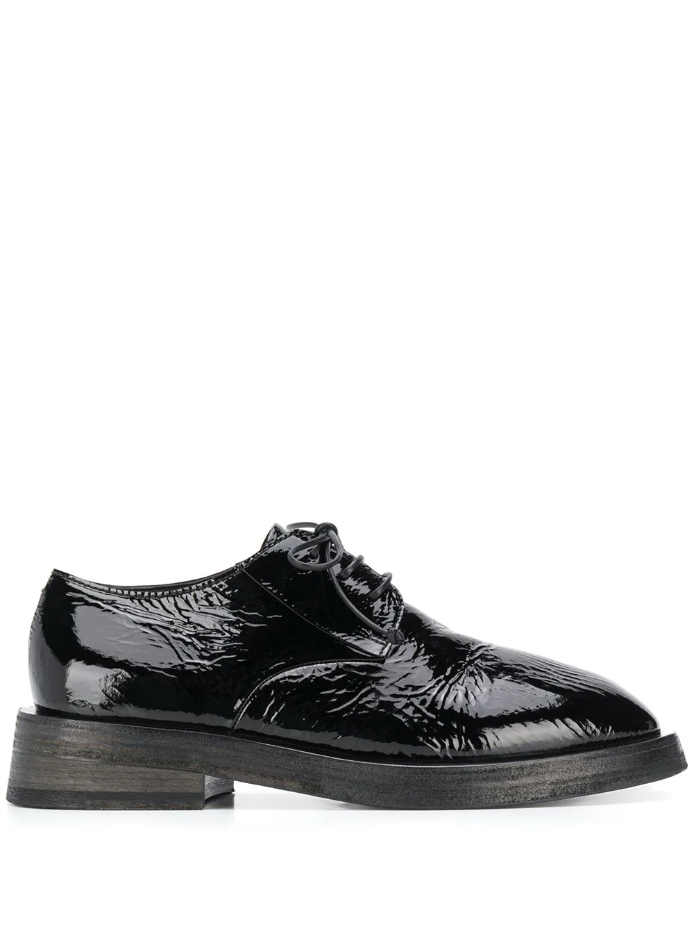 varnished lace-up shoes - 1