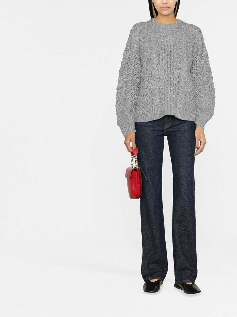 Loulou de Saison chunky-knit long-sleeve jumper outlook