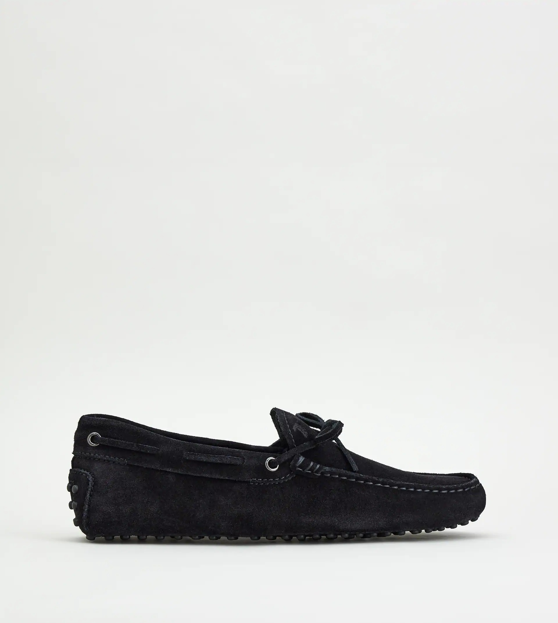 GOMMINO DRIVING SHOES IN SUEDE - BLACK - 1
