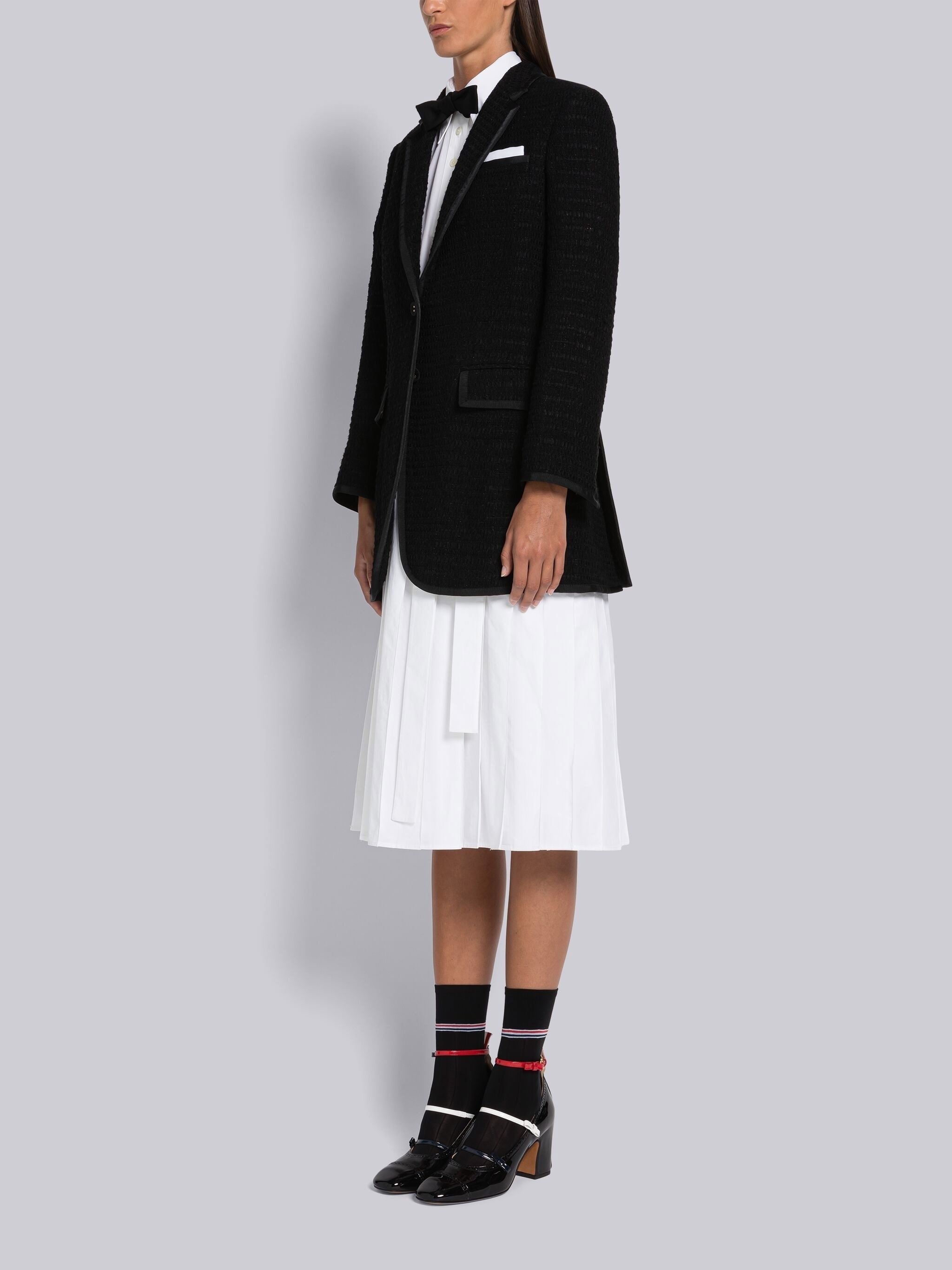 Soft Patent Bow Strap Court Shoe - 4