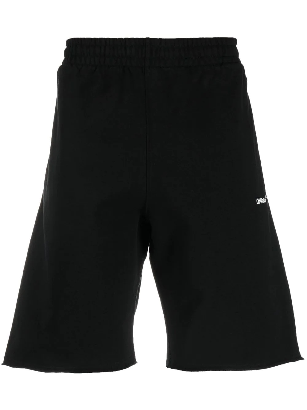 Arrows-print cotton track shorts - 1