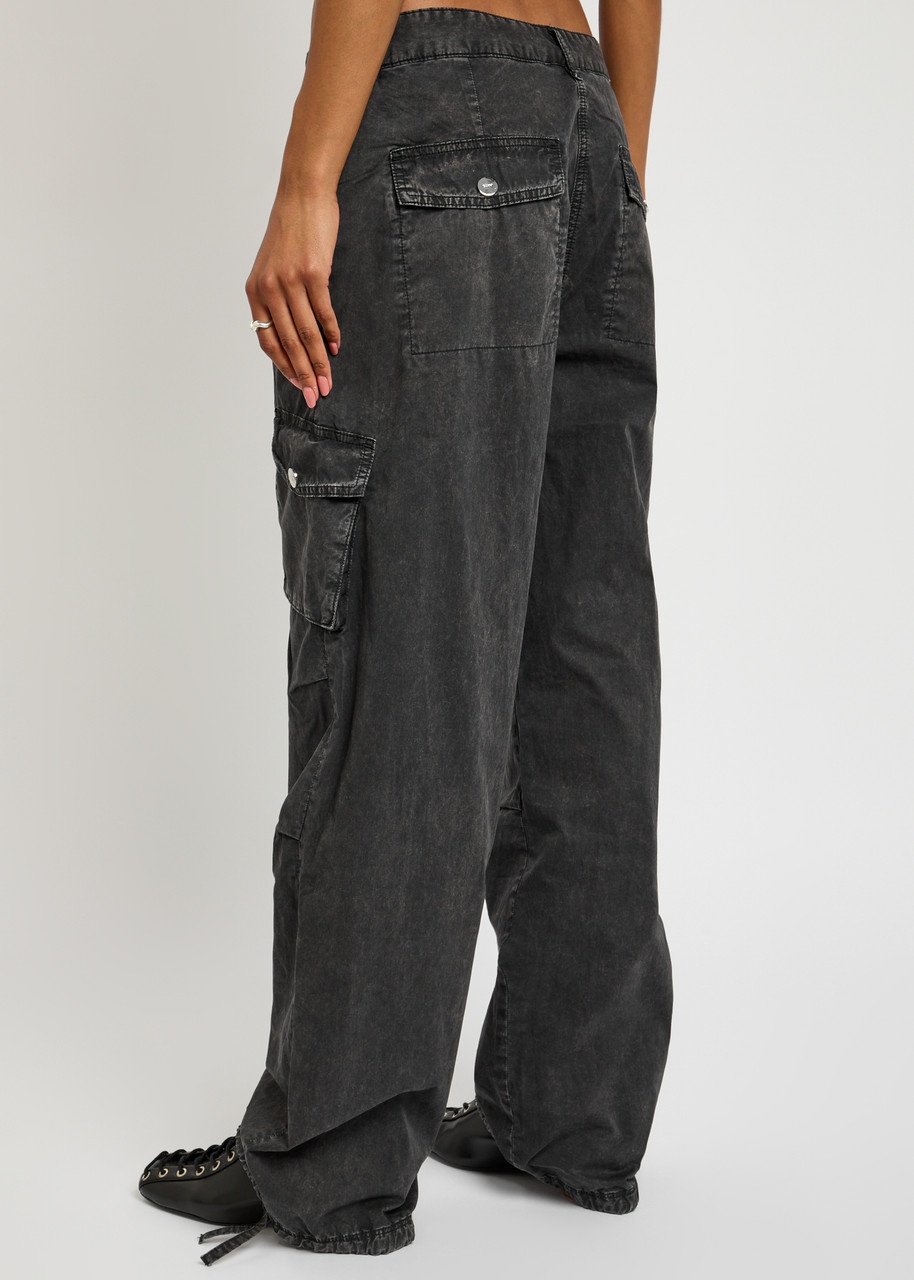 Ganni Washed Cotton Trousers - 3