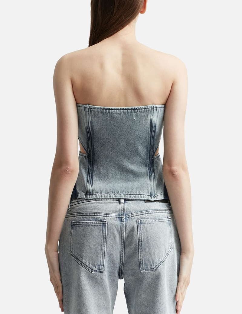 DARTED DENIM CORSET 3