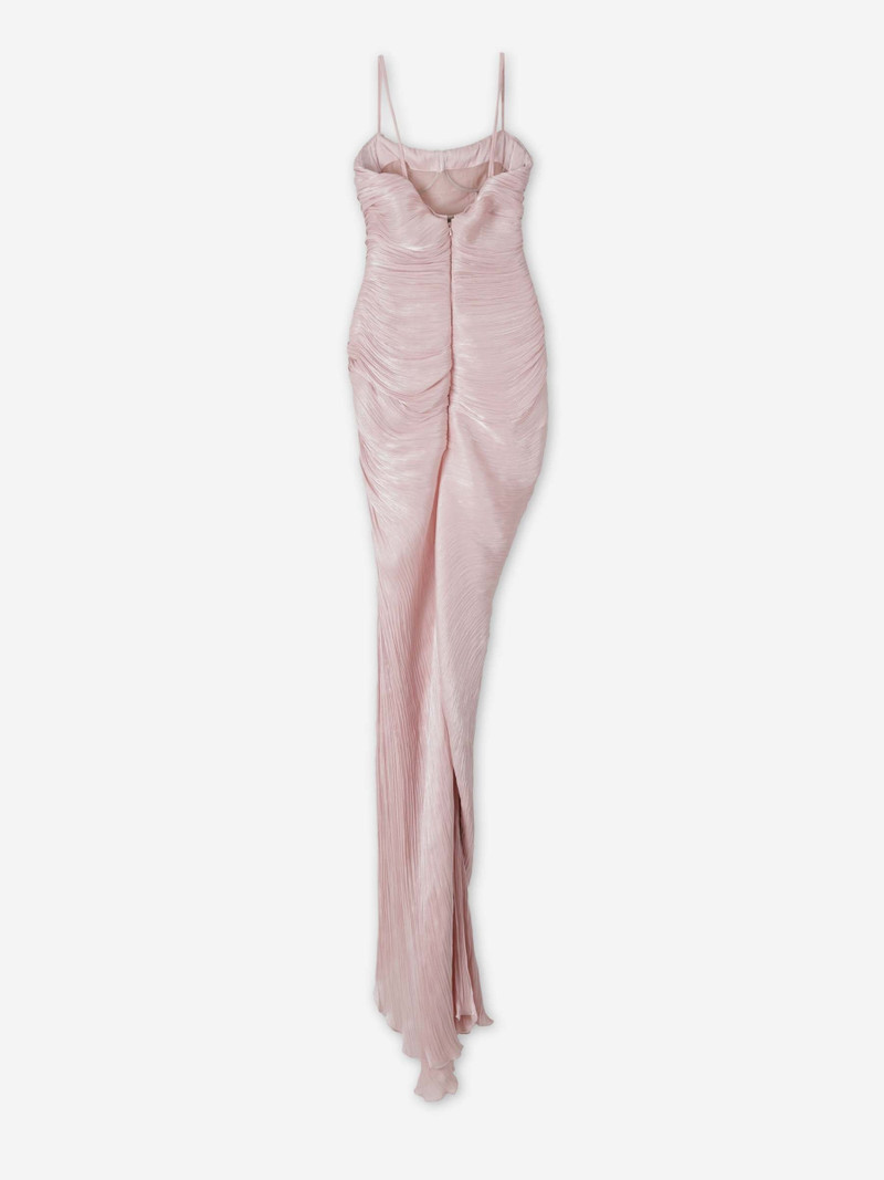 MARMAR HALIM PLEATED MAXI DRESS outlook