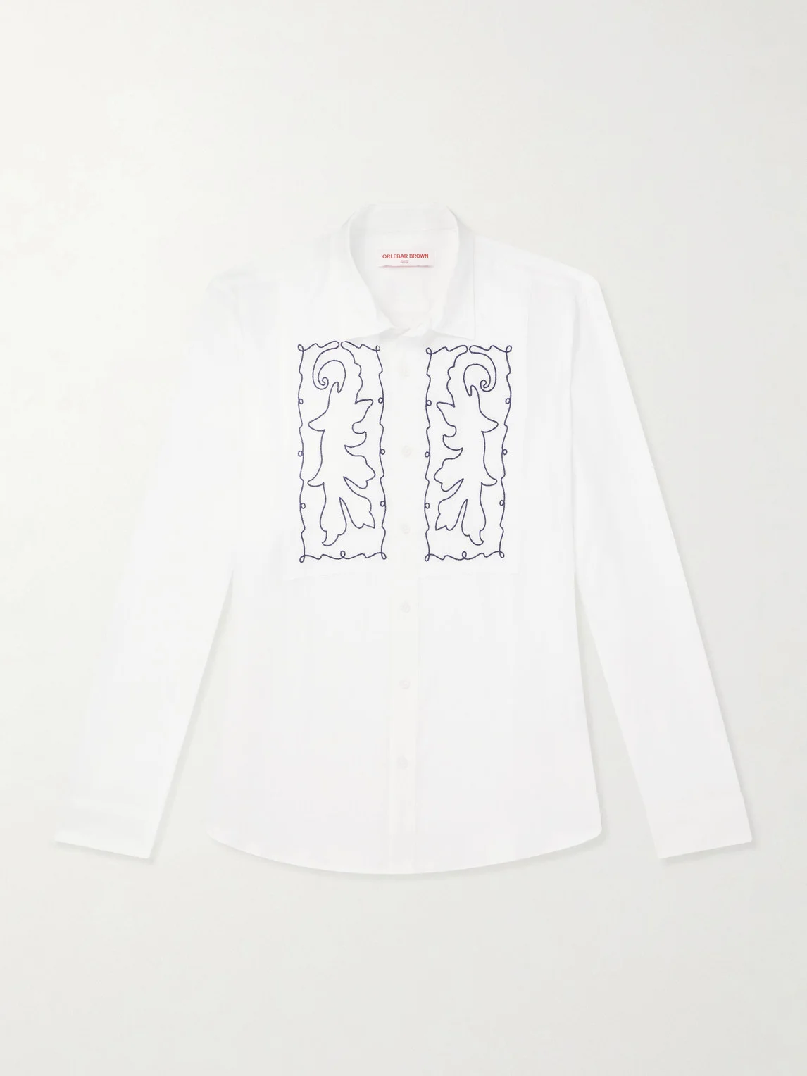 Mirabello Embroidered Linen Shirt - 1