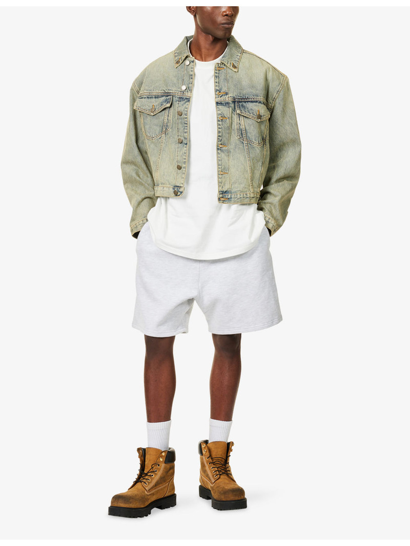 entire studios Standard Relaxed-Fit Cotton Sweat Shorts outlook
