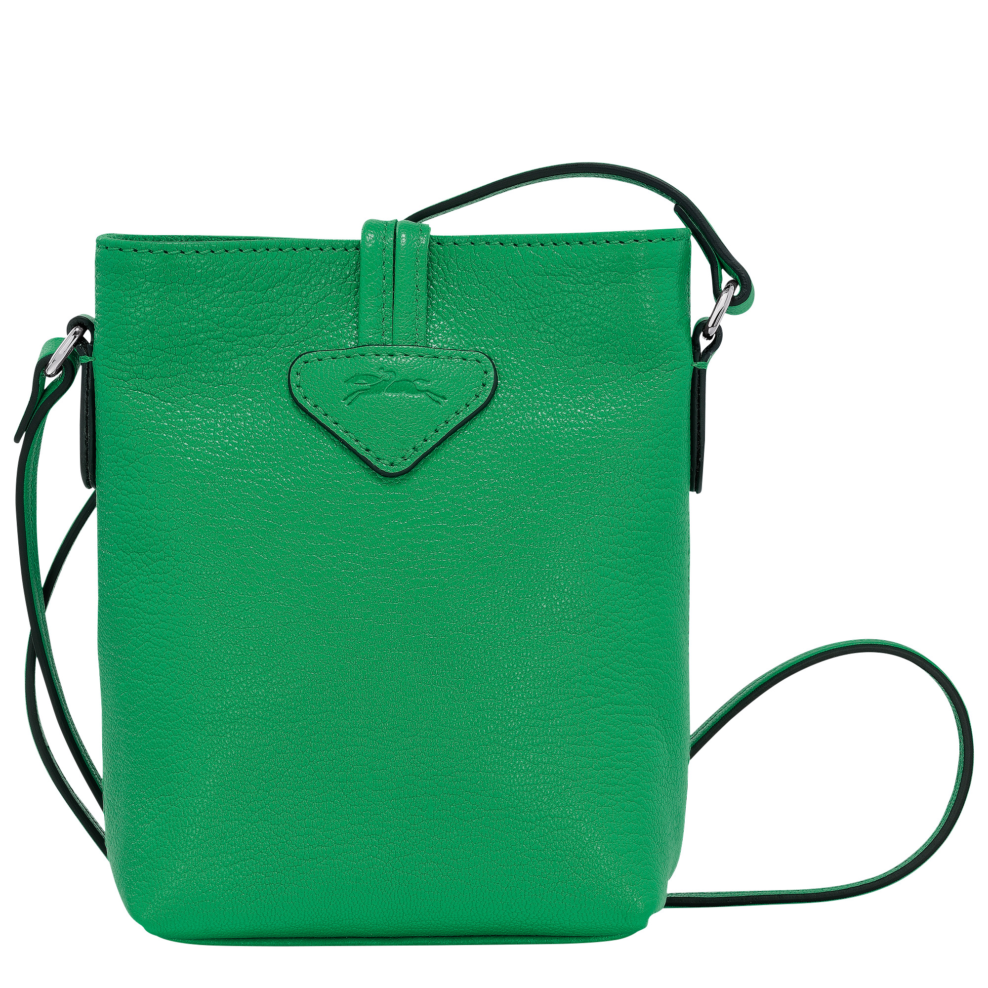 Le Roseau XS Crossbody bag Green - Leather 4