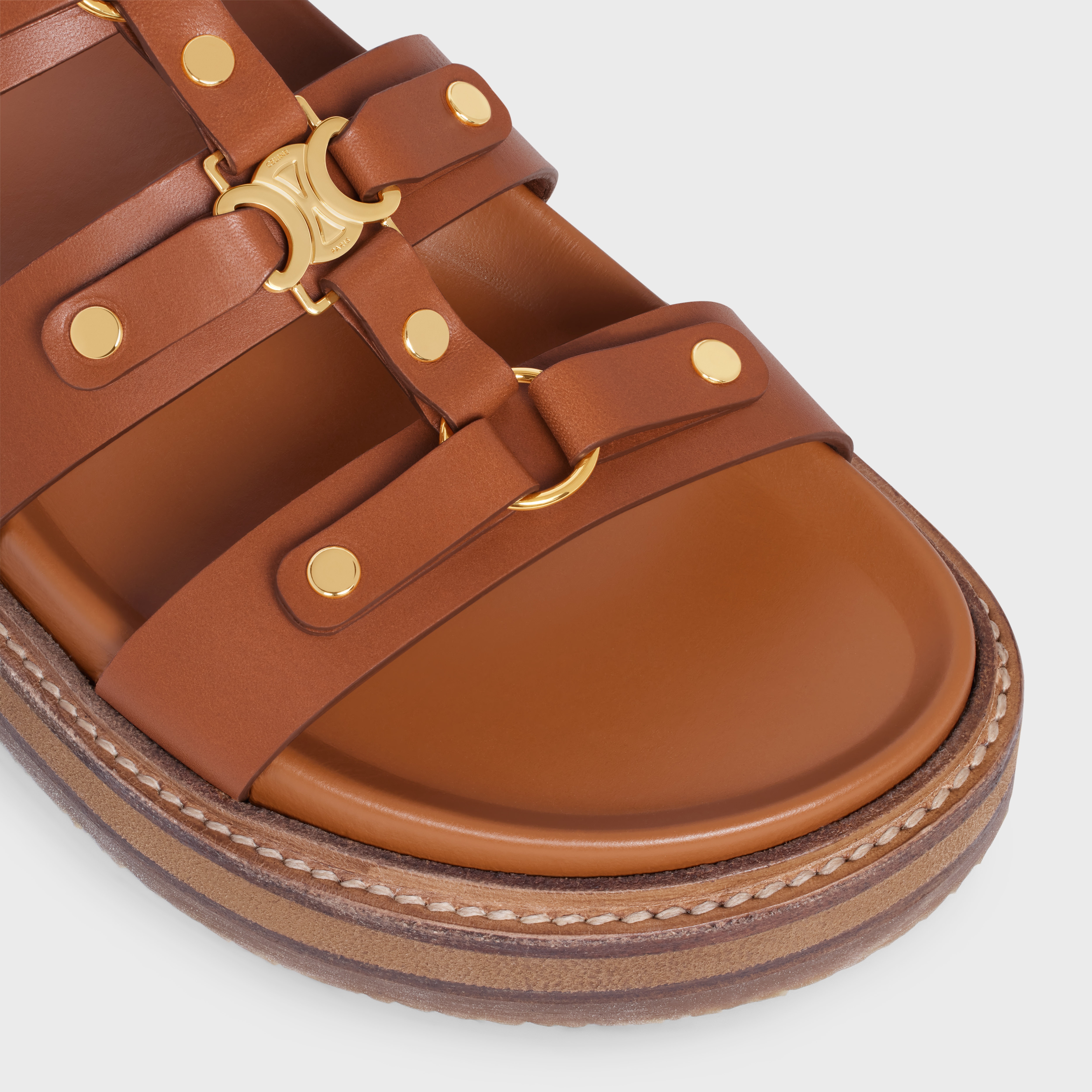 CELINE CELINE TIPPI SLIDE in CALFSKIN | REVERSIBLE