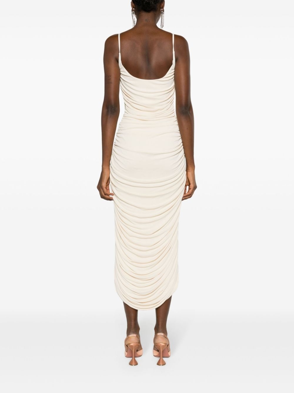 Slyvie ruched midi dress - 4